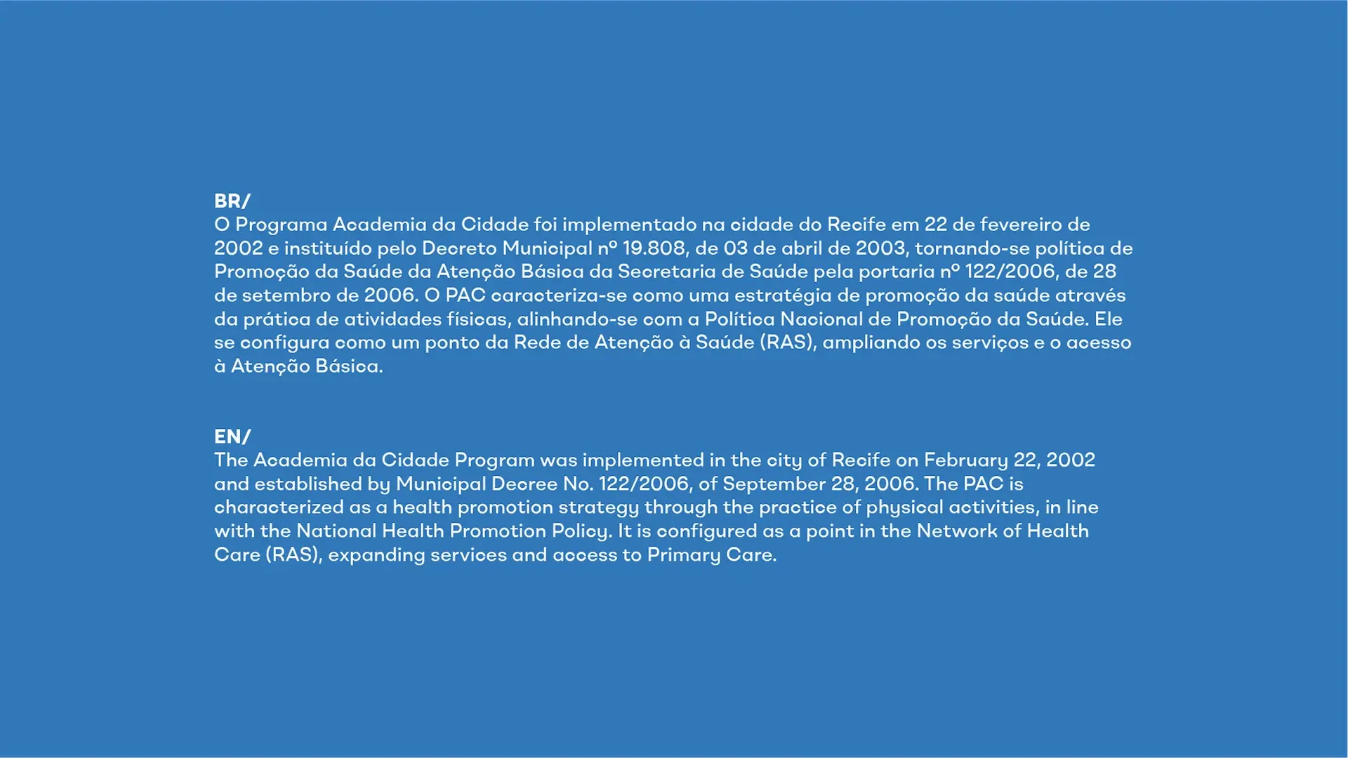 ACADEMIA DA CIDADE - RECIFE 02